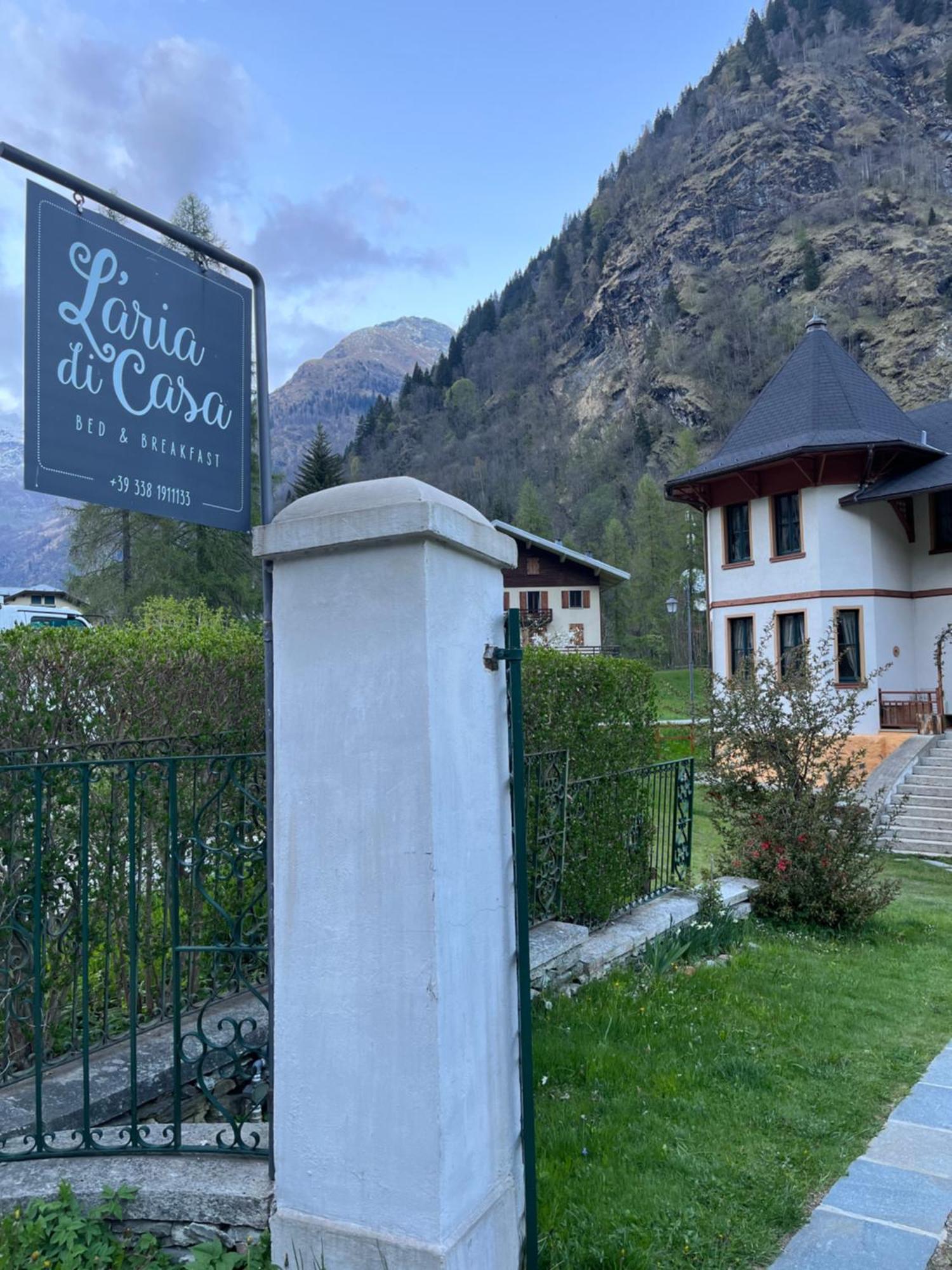 L'Aria Di Casa Bed & Breakfast Alagna Valsesia Eksteriør bilde